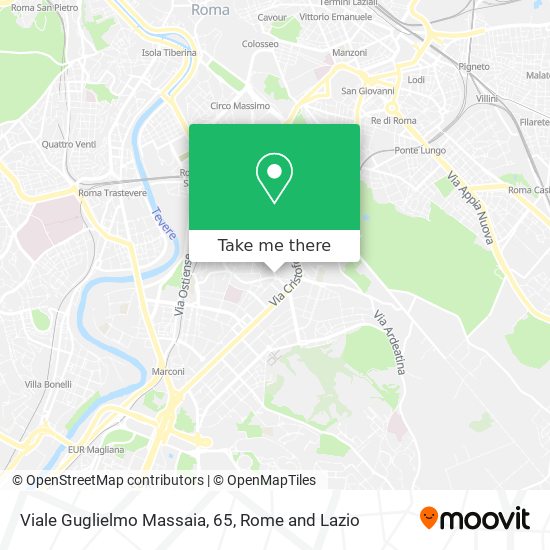 Viale Guglielmo Massaia, 65 map