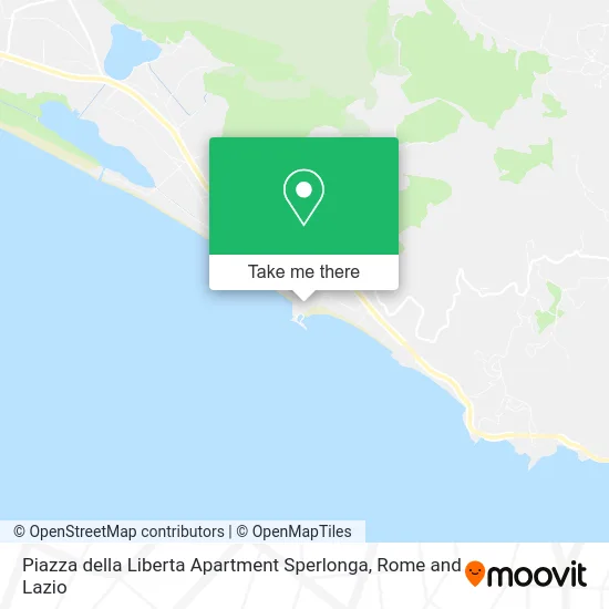 Piazza della Liberta Apartment Sperlonga map
