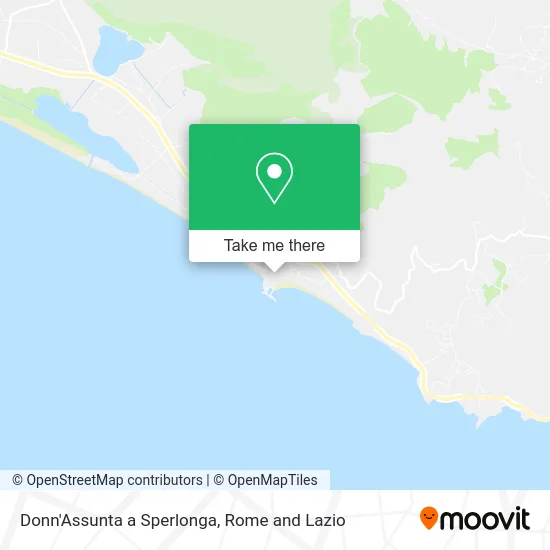 Donna Assunta in Sperlonga map