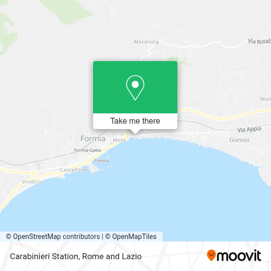 Carabinieri Station map
