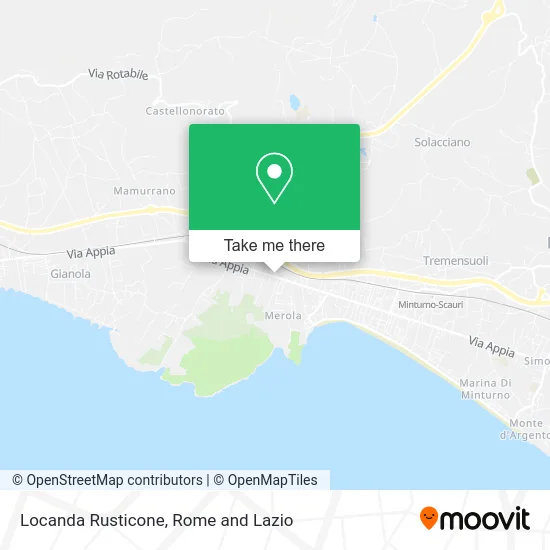 Locanda Rusticone map