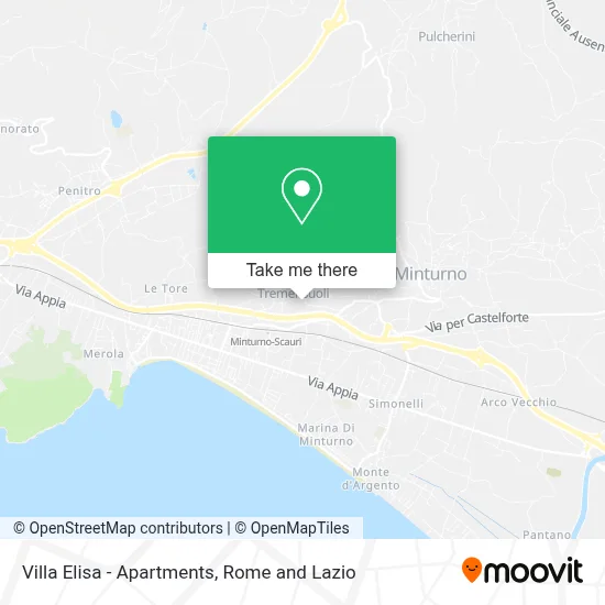 Villa Elisa - Apartments map