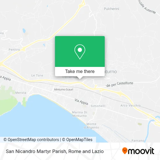 San Nicandro Martyr Parish map