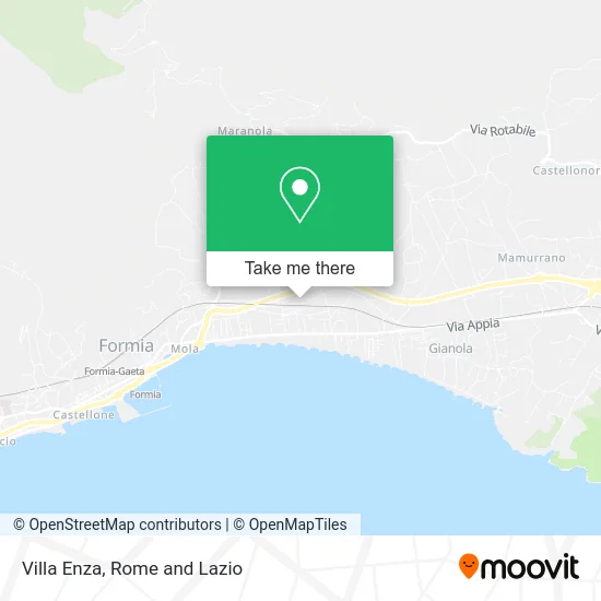 Villa Enza map