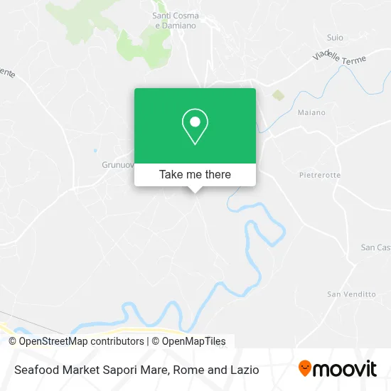 Seafood Market Sapori Mare map