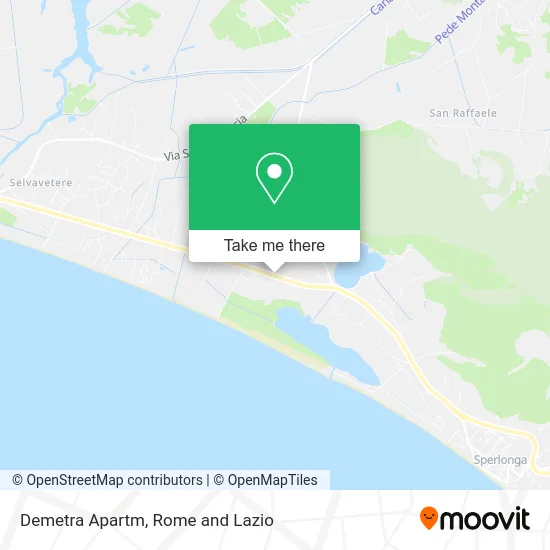 Demetra Apartment map