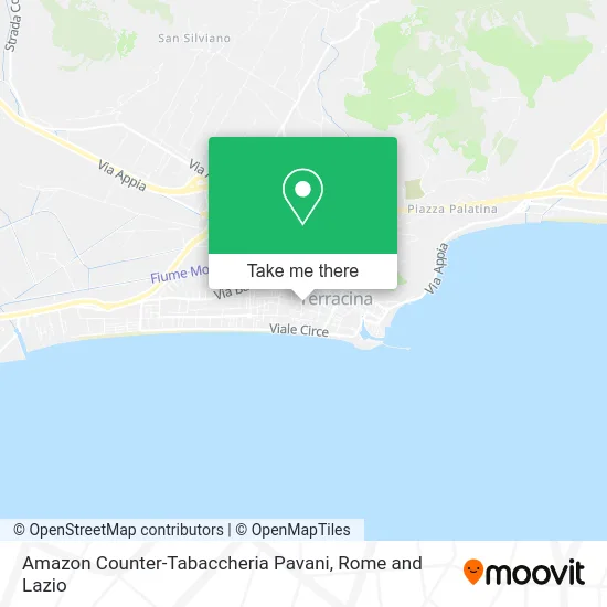 Amazon Counter-Pavani Tobacco Shop map