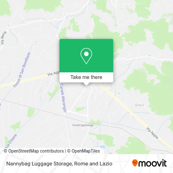 Nannybag Luggage Storage map
