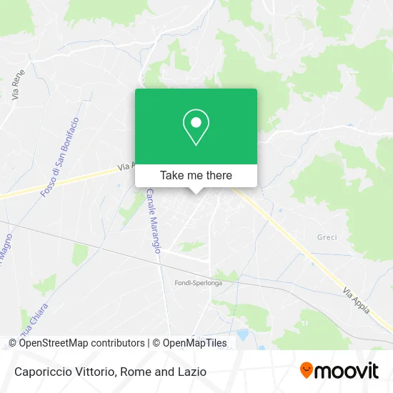 Vittorio Caporiccio map