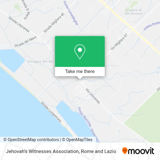 Jehovah's Witnesses Association map