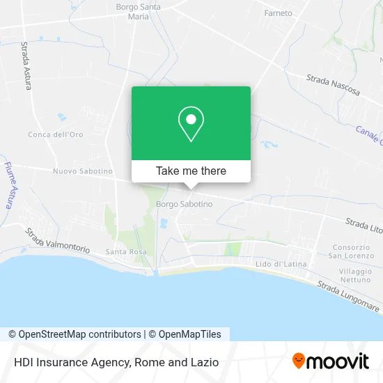 HDI Insurance Agency map