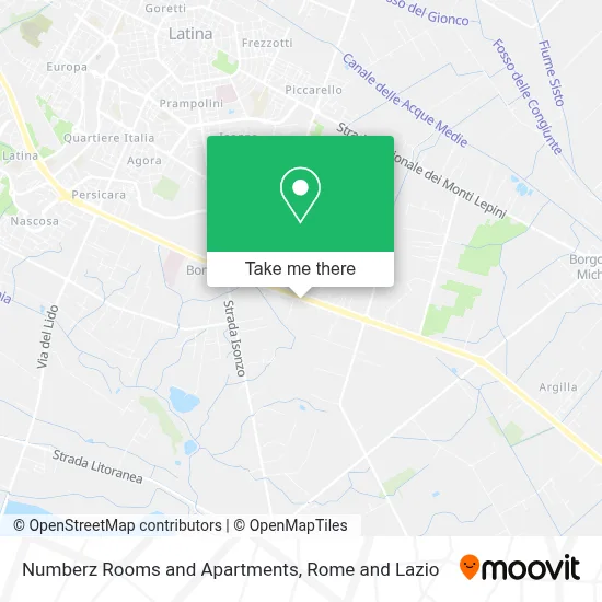 Numberz Rooms and Apartments map