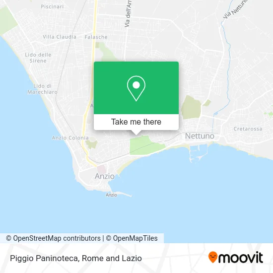 Piggio Sandwich Shop map