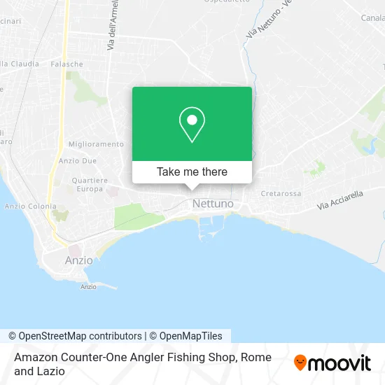 Amazon Counter-One Angler Fishing Shop map