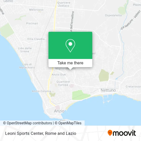 Leoni Sports Center map
