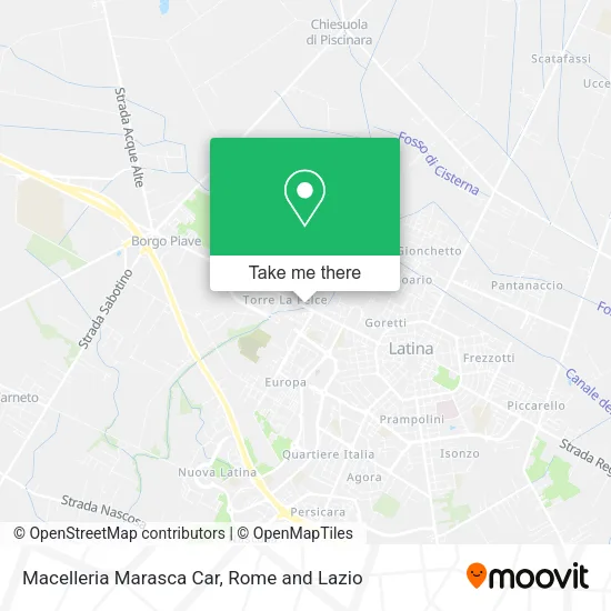 Macelleria Marasca Car map