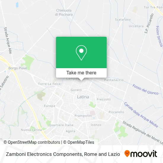 Zamboni Electronics Components map
