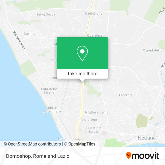 Domoshop map