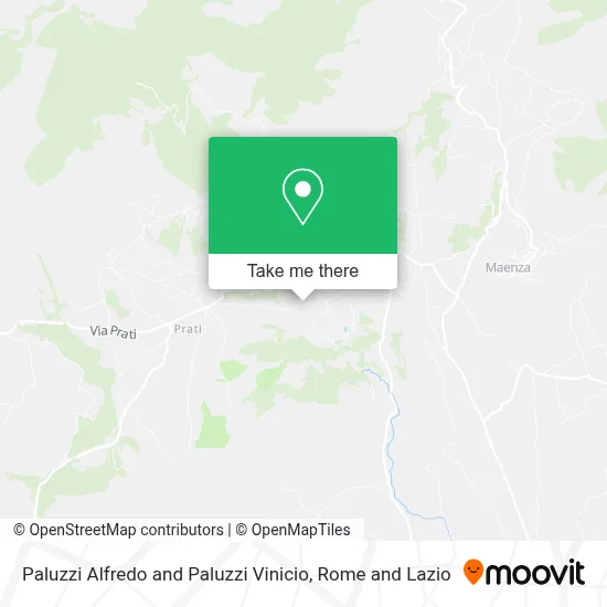 Paluzzi Alfredo and Paluzzi Vinicio map