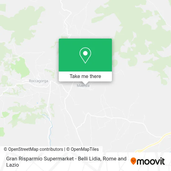 Gran Risparmio Supermarket - Belli Lidia map