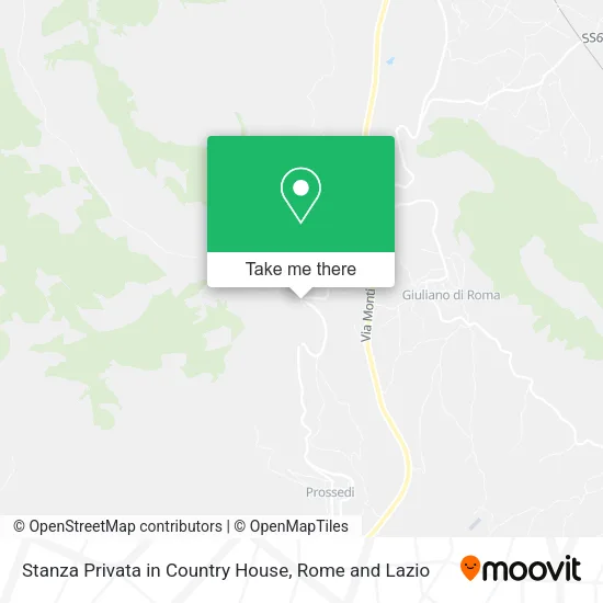 Stanza Privata in Country House map