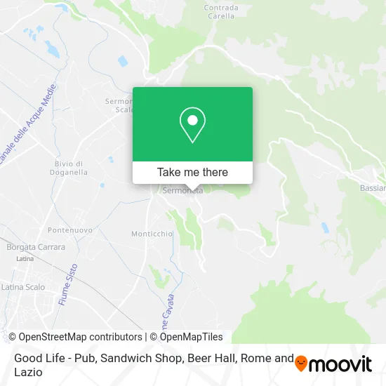 Good Life - Pub, Sandwich Shop, Beer Hall map