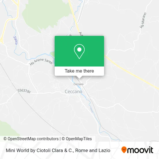 Mini World by Ciotoli Clara & C. map