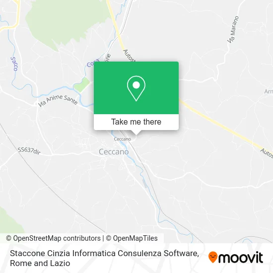 Staccone Cinzia Informatica Consulenza Software map