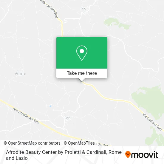 Afrodite Beauty Center by Proietti & Cardinali map