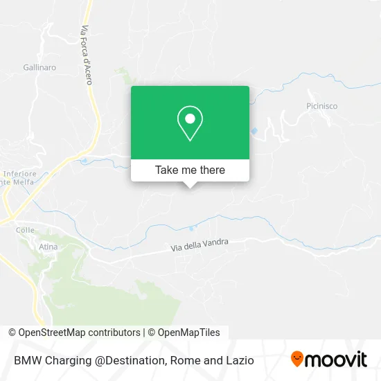 BMW Charging @Destination map