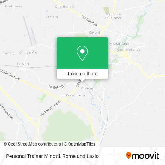 Personal Trainer Minotti map
