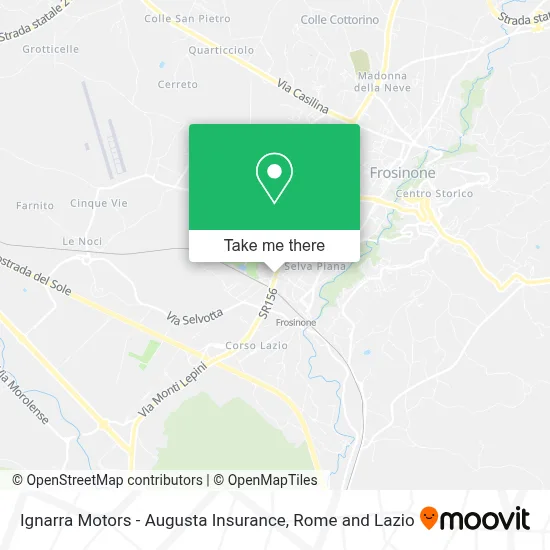 Ignarra Motors - Augusta Insurance map