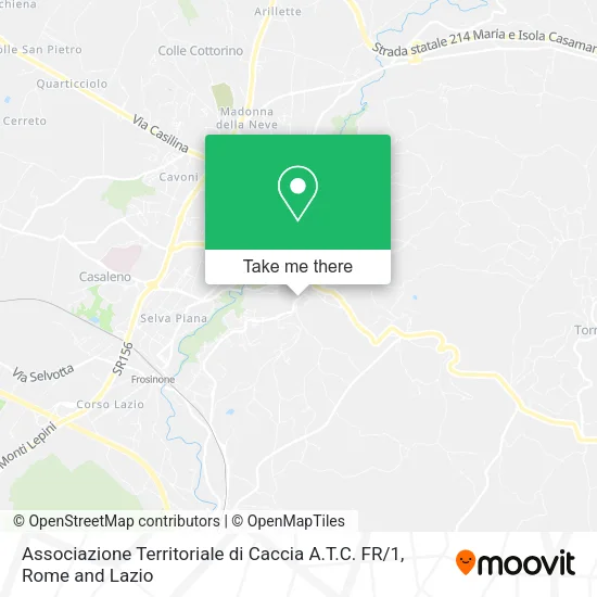 Associazione Territoriale di Caccia A.T.C. FR / 1 map