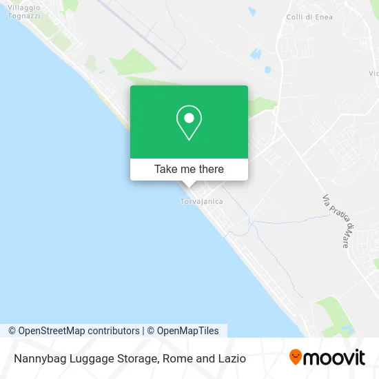 Nannybag Luggage Storage map