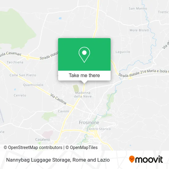 Nannybag Luggage Storage map