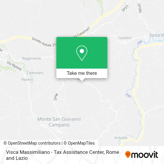 Visca Massimiliano - Tax Assistance Center map