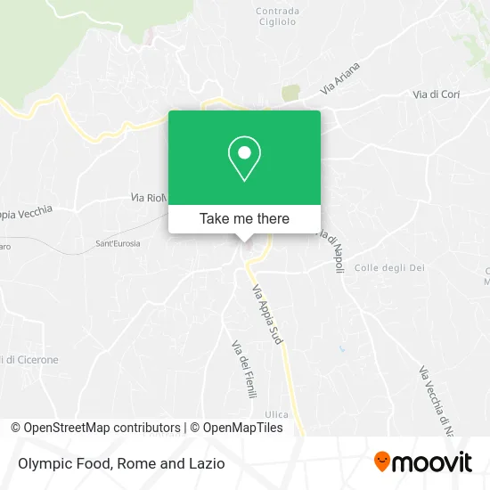 Olympic Food map