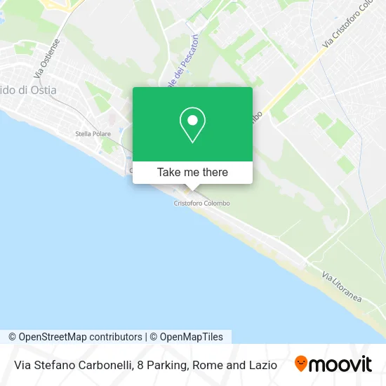 Via Stefano Carbonelli, 8 Parking map
