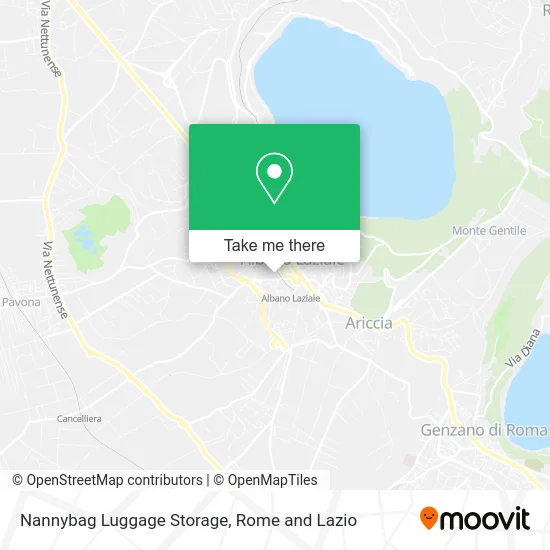 Nannybag Luggage Storage map