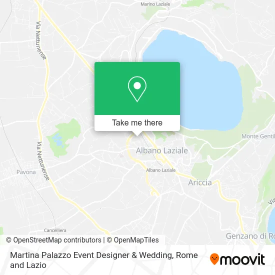 Martina Palazzo Event Designer & Wedding map