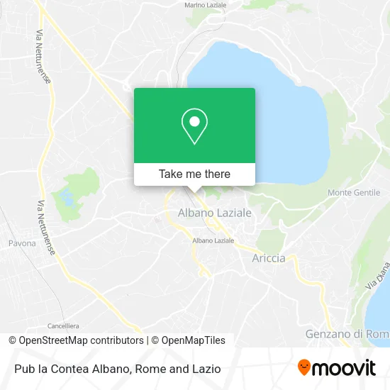 Pub la Contea Albano map