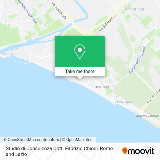 Consulting Studio Dr. Fabrizio Chiodi map