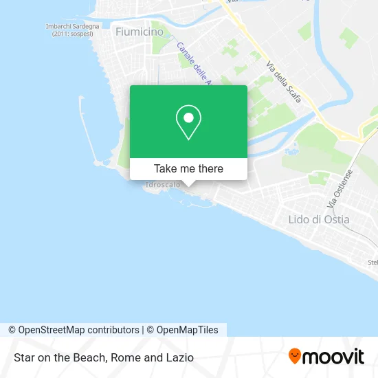 Star on the Beach map