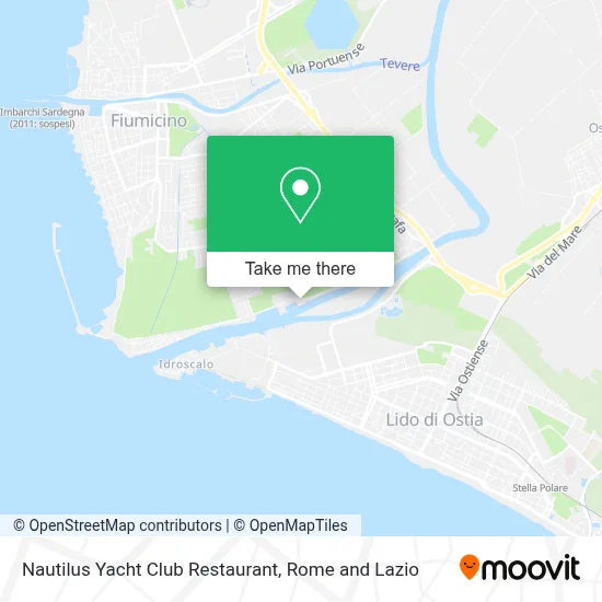 Nautilus Yacht Club Restaurant map