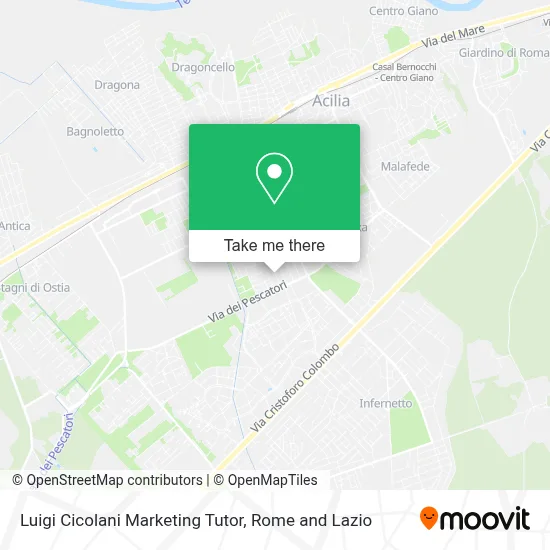 Luigi Cicolani Marketing Tutor map
