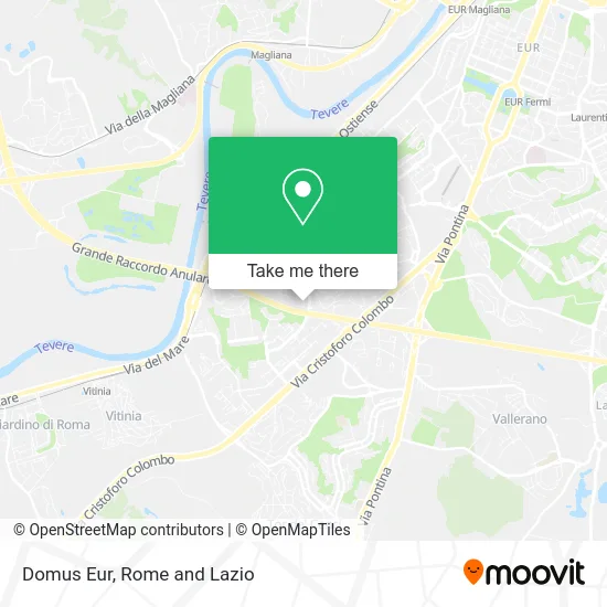 Domus Eur map