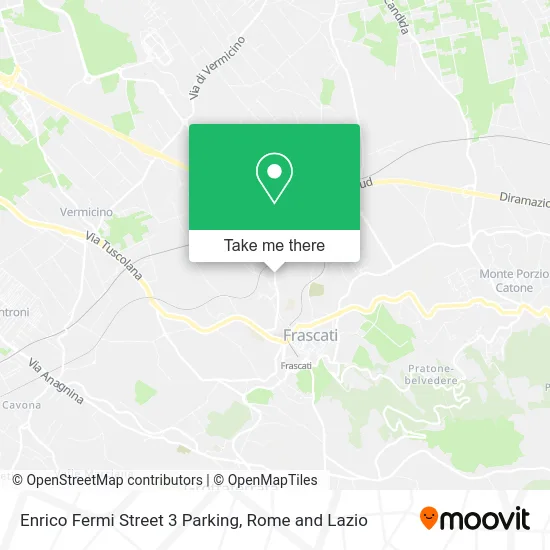 Enrico Fermi Street 3 Parking map