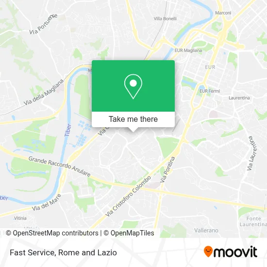 Fast Service map