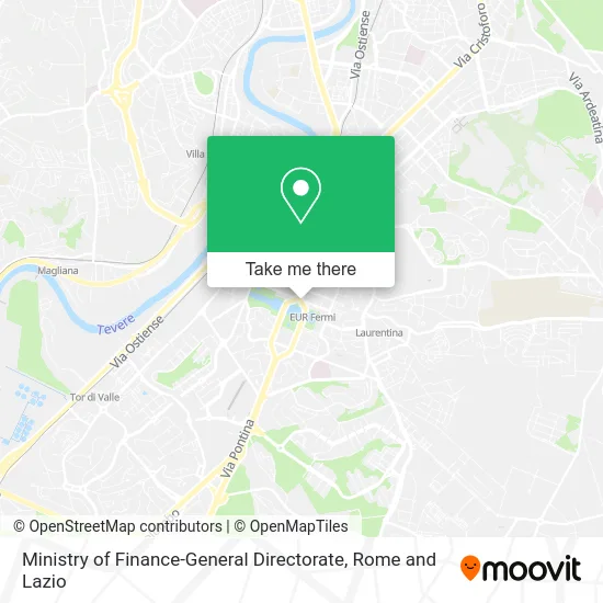 Ministry of Finance-General Directorate map