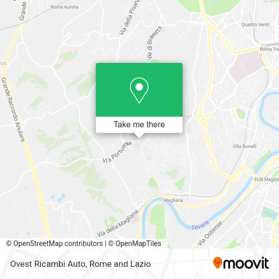 Ovest Ricambi Auto map